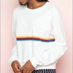 Brandy Melville Color Striped Long Sleeve